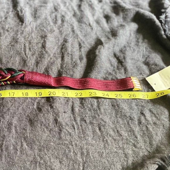 Vintage Casual Corner Ornate Jewel Coastal Cowboy Tone Belt: S/M - Picture 10 of 14